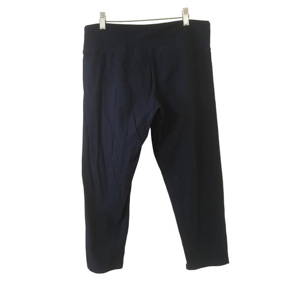 Victoria Sport Size Large Navy Blue Capri Activewear Pants - Picture 1 of 6